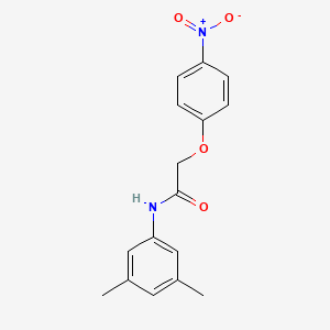 molecular formula C16H16N2O4 B5851857 N-(3,5-dimethylphenyl)-2-(4-nitrophenoxy)acetamide 