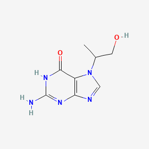 molecular formula C8H11N5O2 B585186 7-(1-Methyl-2-hydroxyethyl)guanine CAS No. 1346603-33-5