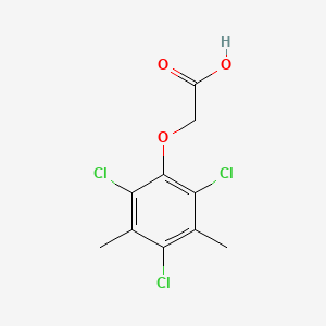 molecular formula C10H9Cl3O3 B5851881 (2,4,6-trichloro-3,5-dimethylphenoxy)acetic acid CAS No. 19545-98-3