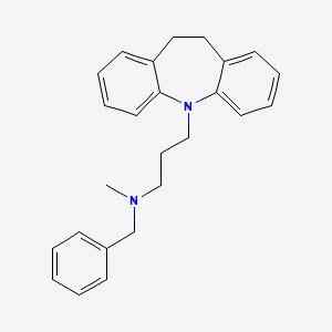 molecular formula C25H28N2 B585190 N-Benzyl-3-(10,11-dihydro-5H-dibenzo[b,f]azepin-5-yl)-N-methylpropan-1-amine CAS No. 3978-87-8
