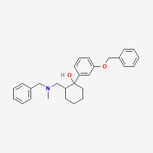 molecular formula C28H33NO2 B585193 2-((Benzyl(methyl)amino)methyl)-1-(3-(benzyloxy)phenyl)cyclohexanol CAS No. 2914-94-5