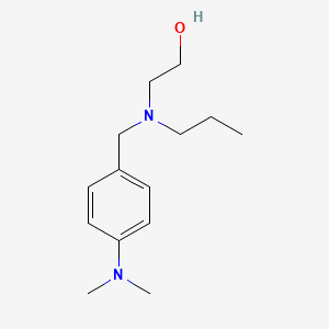 molecular formula C14H24N2O B5851951 2-[[4-(dimethylamino)benzyl](propyl)amino]ethanol 