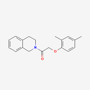 molecular formula C19H21NO2 B5851967 2-[(2,4-dimethylphenoxy)acetyl]-1,2,3,4-tetrahydroisoquinoline 