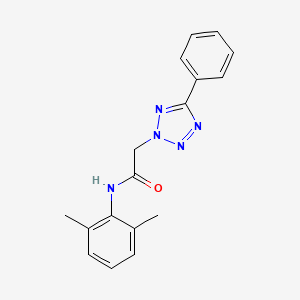 molecular formula C17H17N5O B5851983 N-(2,6-dimethylphenyl)-2-(5-phenyl-2H-tetrazol-2-yl)acetamide 
