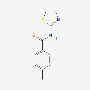molecular formula C11H12N2OS B5852064 N-(4,5-dihydro-1,3-thiazol-2-yl)-4-methylbenzamide CAS No. 72225-19-5