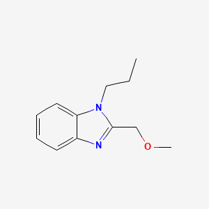 molecular formula C12H16N2O B5852085 2-(methoxymethyl)-1-propyl-1H-benzimidazole 