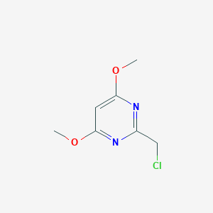 molecular formula C7H9ClN2O2 B058521 2-Chloromethyl-4,6-dimethoxypyrimidine CAS No. 114108-86-0