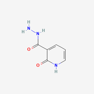 molecular formula C6H7N3O2 B585211 2-氧代-1,2-二氢吡啶-3-碳酰肼 CAS No. 153336-74-4