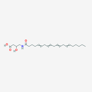 molecular formula C24H39NO4 B585216 n-Arachidonoyl-3-hydroxy-gamma-aminobutyric acid CAS No. 959761-62-7