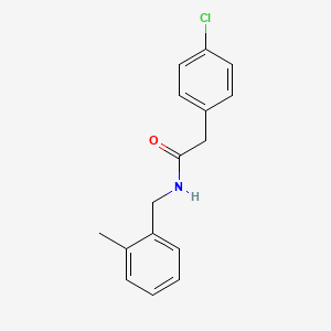 2-(4-chlorophenyl)-N-(2-methylbenzyl)acetamide