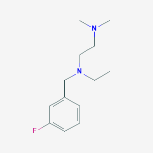 molecular formula C13H21FN2 B5852171 N-ethyl-N-(3-fluorobenzyl)-N',N'-dimethyl-1,2-ethanediamine 