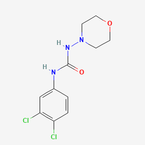 molecular formula C11H13Cl2N3O2 B5852192 N-(3,4-dichlorophenyl)-N'-4-morpholinylurea 