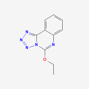 molecular formula C10H9N5O B585221 5-Ethoxytetrazolo[1,5-c]quinazoline CAS No. 155092-77-6