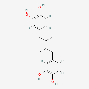 molecular formula C18H22O4 B585223 Nordihydro Guaiaretic Acid-d6 CAS No. 1346600-58-5