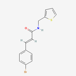 molecular formula C14H12BrNOS B5852242 3-(4-bromophenyl)-N-(2-thienylmethyl)acrylamide 
