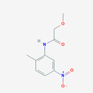 molecular formula C10H12N2O4 B5852268 2-甲氧基-N-(2-甲基-5-硝基苯基)乙酰胺 