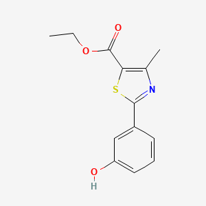 Ethyl 2-(3-hydroxyphenyl)-4-methylthiazole-5-carboxylate