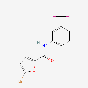 molecular formula C12H7BrF3NO2 B5852353 5-bromo-N-[3-(trifluoromethyl)phenyl]-2-furamide 