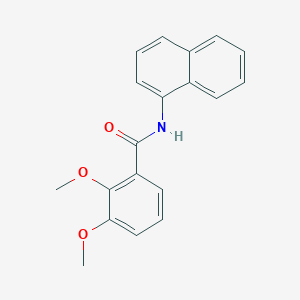 molecular formula C19H17NO3 B5852419 2,3-dimethoxy-N-1-naphthylbenzamide 