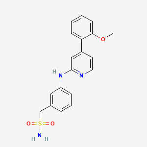 molecular formula C19H19N3O3S B585243 3-[[4-(2-Methoxyphenyl)-2-pyridinyl]amino]-benzenemethanesulfonamide CAS No. 1395493-48-7