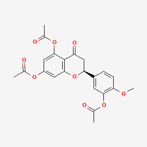 molecular formula C22H20O9 B585252 Hesperetin Triacetate CAS No. 73489-97-1