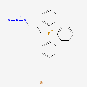 molecular formula C21H21BrN3P B585255 (3-Azidopropyl)triphenylphosphonium Bromide CAS No. 127611-39-6