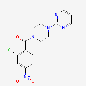 2-[4-(2-chloro-4-nitrobenzoyl)-1-piperazinyl]pyrimidine