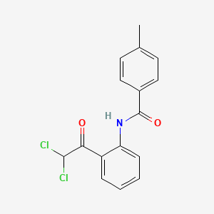 molecular formula C16H13Cl2NO2 B585258 N-[2-(Dichloroacetyl)phenyl]-4-methylbenzamide CAS No. 146774-82-5