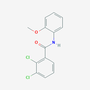 molecular formula C14H11Cl2NO2 B5852582 2,3-dichloro-N-(2-methoxyphenyl)benzamide 