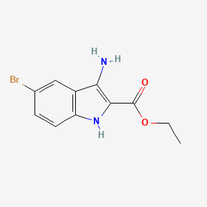 ethyl 3-amino-5-bromo-1H-indole-2-carboxylate