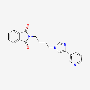 molecular formula C20H18N4O2 B585270 2-[4-[4-(3-吡啶基)-1H-咪唑-1-基]丁基]-1H-异吲哚-1,3(2H)-二酮 CAS No. 173838-67-0