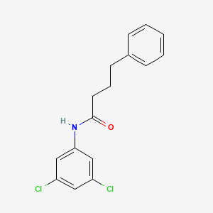 molecular formula C16H15Cl2NO B5852713 N-(3,5-dichlorophenyl)-4-phenylbutanamide 