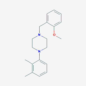molecular formula C20H26N2O B5852724 1-(2,3-dimethylphenyl)-4-(2-methoxybenzyl)piperazine 