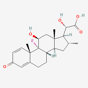 (11beta,16alpha)-9-Fluoro-11,20-dihydroxy-16-methyl-3-oxopregna-1,4-dien-21-oic acid