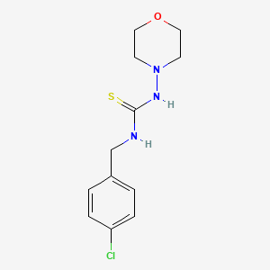 molecular formula C12H16ClN3OS B5852973 N-(4-chlorobenzyl)-N'-4-morpholinylthiourea 