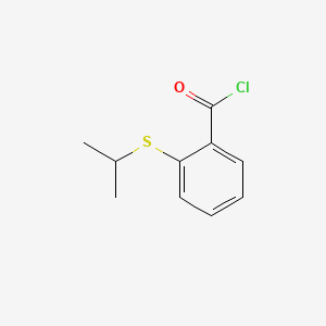 molecular formula C10H11ClOS B585298 2-(Isopropylthio)benzoyl chloride CAS No. 144672-61-7