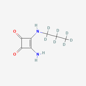 3-Amino-4-(propylamino)-3-cyclobutene-1,2-dione-d7