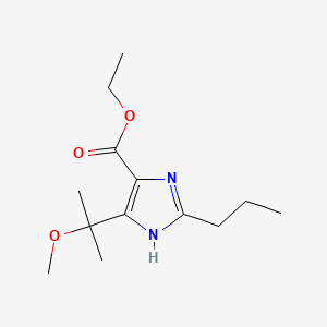 Ethyl 4-(2-methoxypropan-2-yl)-2-propyl-1H-imidazole-5-carboxylate