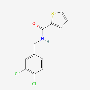 molecular formula C12H9Cl2NOS B5853112 N-(3,4-dichlorobenzyl)-2-thiophenecarboxamide 