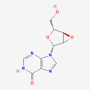 molecular formula C10H10N4O4 B585317 2',3'-Anhydroinosina CAS No. 31766-13-9