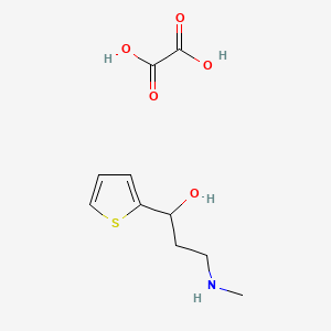 molecular formula C10H15NO5S B585324 3-(甲基氨基)-1-(噻吩-2-基)丙醇草酸盐 CAS No. 1035456-54-2