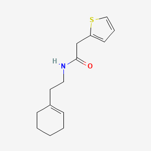 molecular formula C14H19NOS B5853255 N-[2-(1-cyclohexen-1-yl)ethyl]-2-(2-thienyl)acetamide CAS No. 89413-09-2