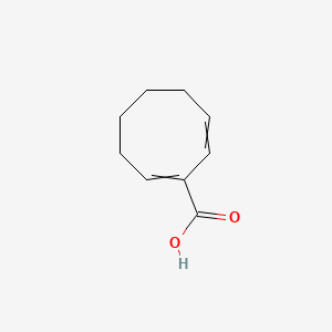 molecular formula C9H12O2 B585328 Cycloocta-1,7-diene-1-carboxylic acid CAS No. 158426-76-7