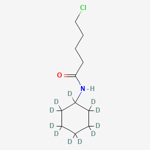 molecular formula C11H20ClNO B585331 5-Chloro-N-cyclohexylpentanamide-d11 CAS No. 1073608-18-0