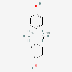 molecular formula C15H16O2 B585337 双酚A-13C2 CAS No. 263261-64-9