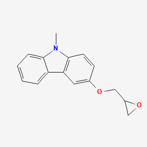 molecular formula C16H15NO2 B585343 9-Methyl-3-(oxiran-2-ylmethoxy)-9H-carbazole CAS No. 1346601-91-9