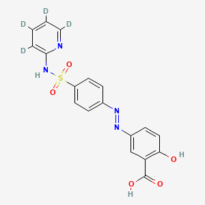 molecular formula C18H14N4O5S B585354 Sulfasalazine-d4 CAS No. 1346606-50-5