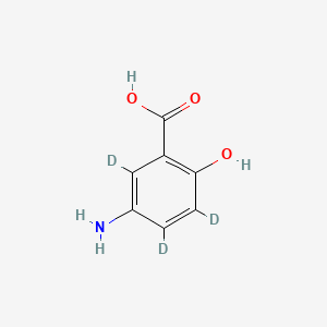 molecular formula C7H7NO3 B585356 Mesalazine-D3 CAS No. 1309283-32-6
