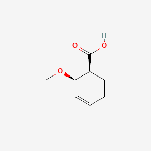molecular formula C8H12O3 B585360 (1S,2R)-2-methoxycyclohex-3-ene-1-carboxylic acid CAS No. 158252-23-4