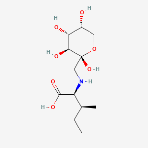 molecular formula C12H23NO7 B585365 果糖-异亮氨酸（非对映异构体的混合物） CAS No. 87304-79-8
